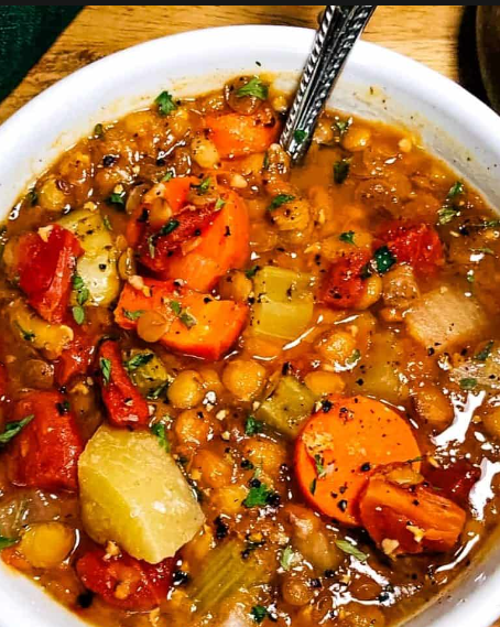 VEGGIE LENTIL SOUP INSTANT POT