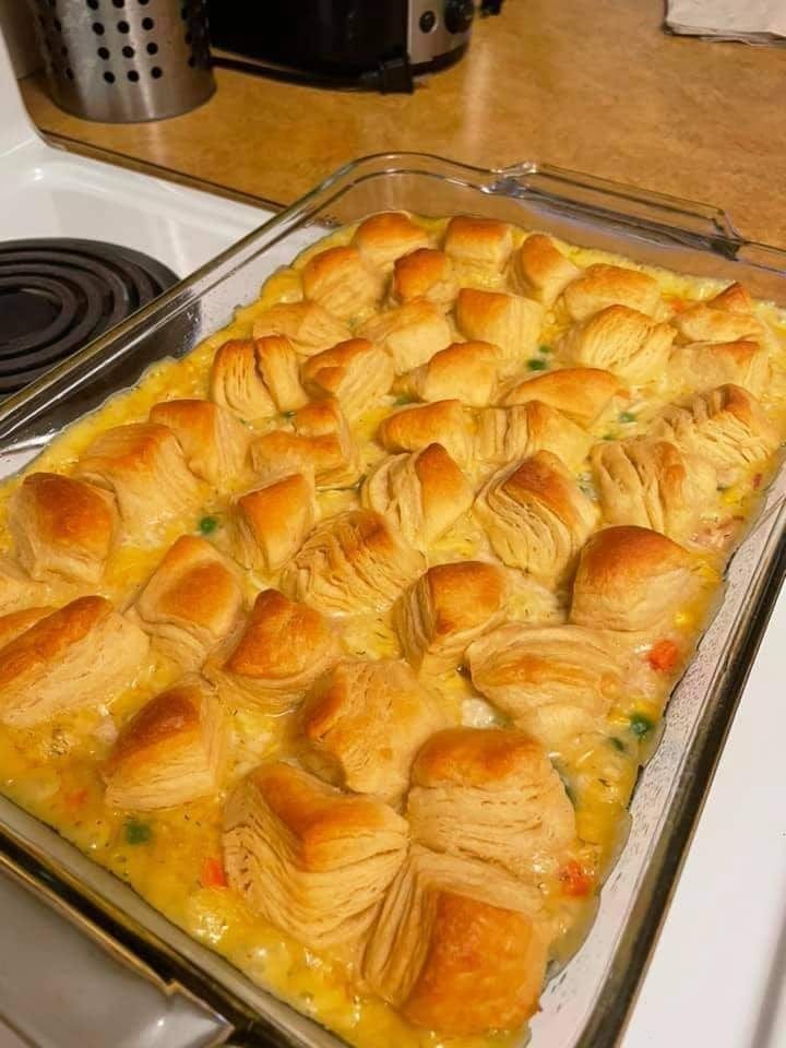 Chicken pot pie bake