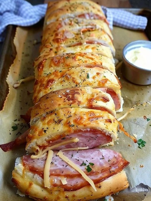 Ham and Cheese Braid