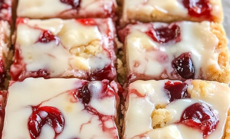 Cherry Cheese Danish Bars Recipe