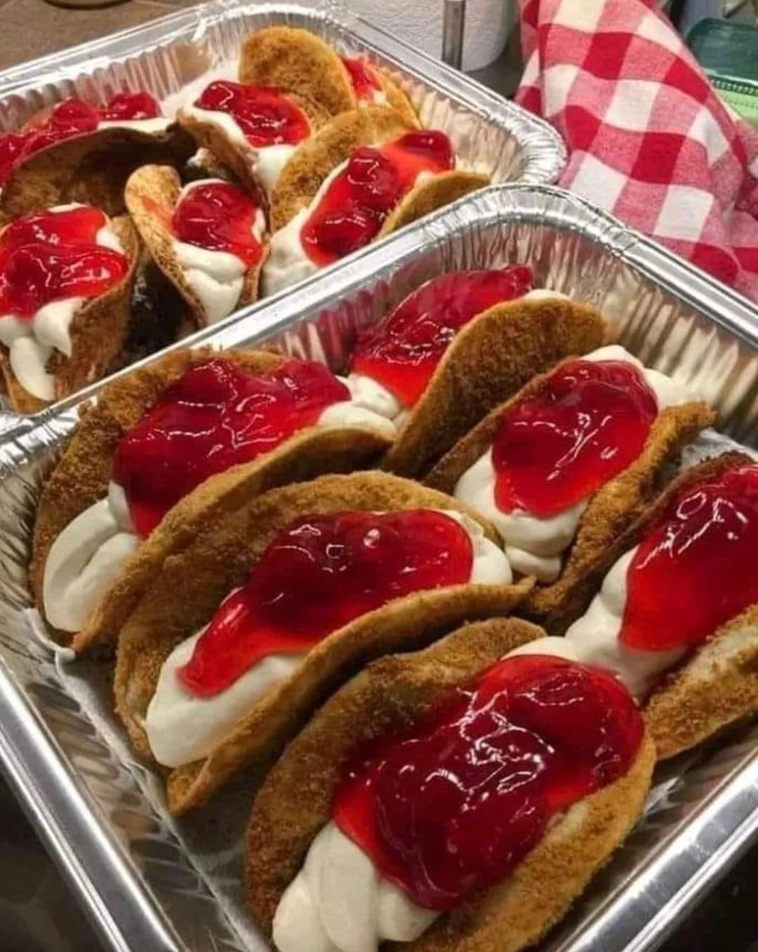 Mini Strawberry Cheesecake Tacos Recipe