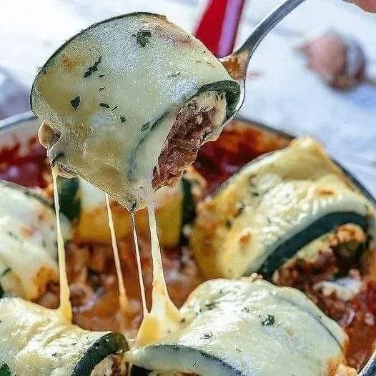 ZUCCHINI LASAGNA ROLLS