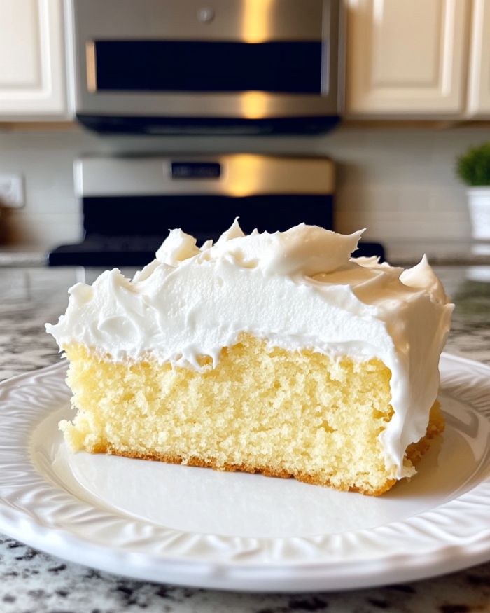 French Yogurt Cake with Frosting