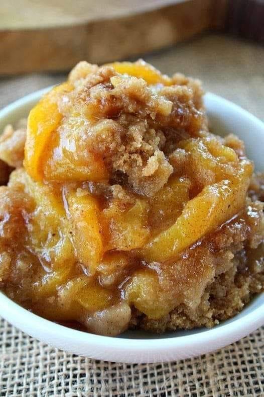 GRANDMA’s Fresh Peach Cobbler