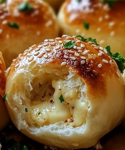 Pillsbury Biscuit Garlic Butter Cheese Bombs