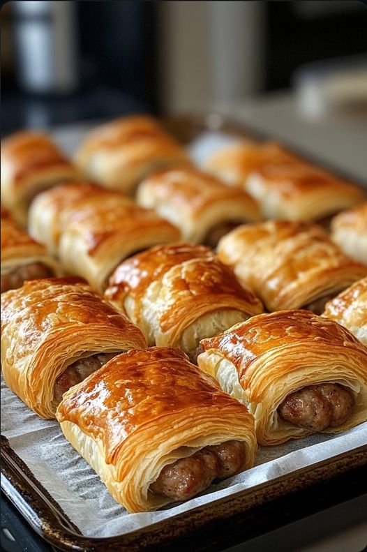 Puff Pastry Sausage Rolls