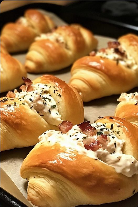 Chicken Bacon Ranch Crescent Rolls