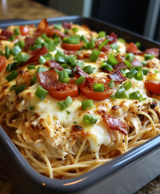 Monterey Chicken Spaghetti