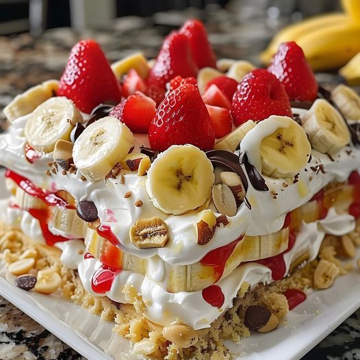 Banana Split Cake