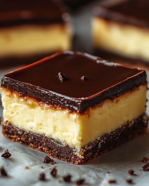 Elegant Boston Cream Dessert Bars