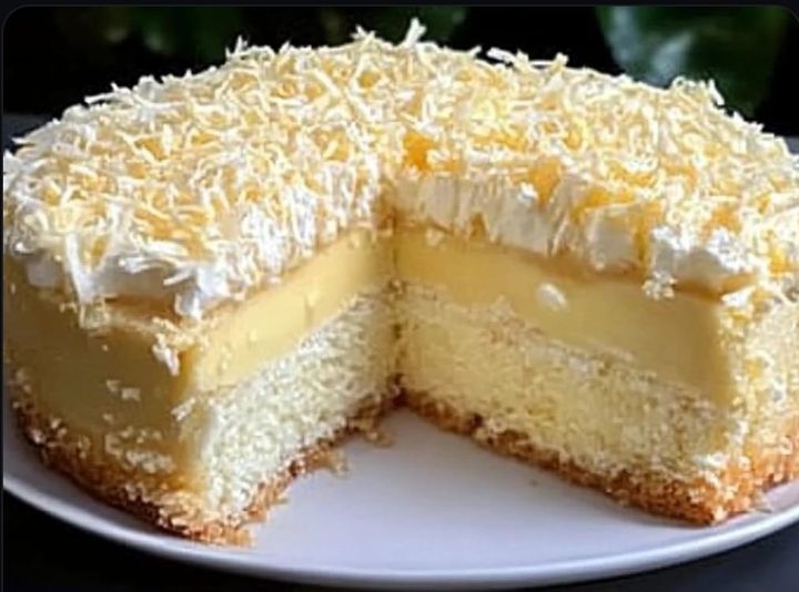 Coconut Cream Layered Cake