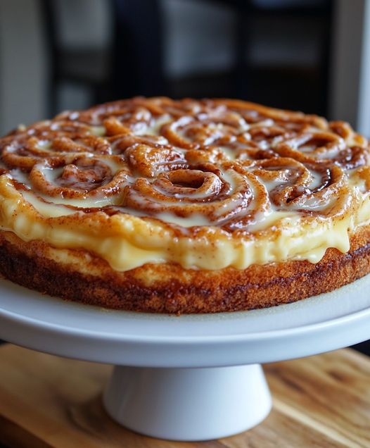 Cinnamon Roll Cake