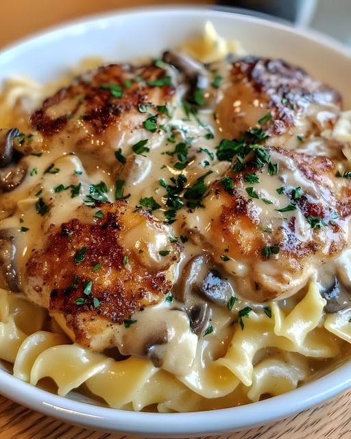 Chicken with Buttered Noodles