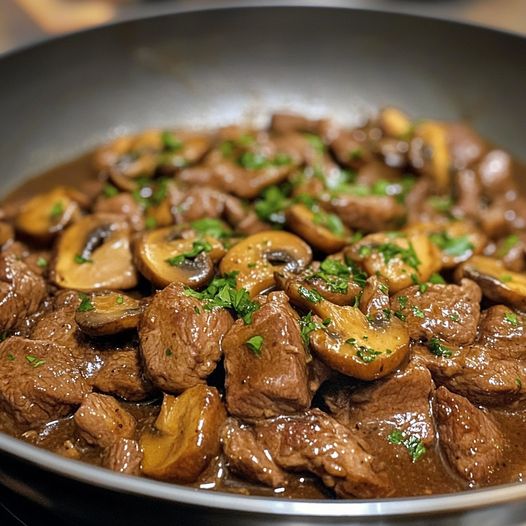 Beef Tips with Mushrooms