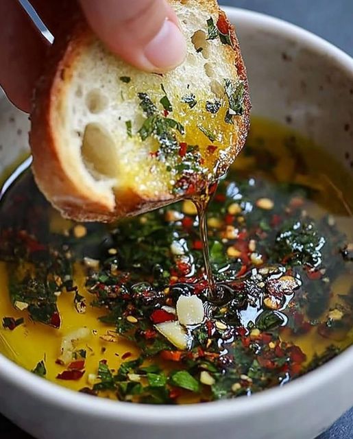 Irresistible Olive Oil Bread Dip