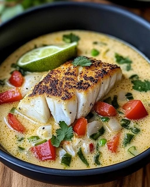 Coconut Lime Fish Soup