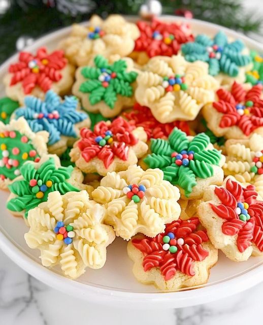 Buttery Classic Spritz Cookies