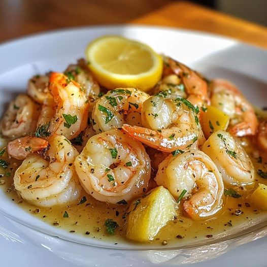 Jumbo Shrimp in Butter Garlic Sauce