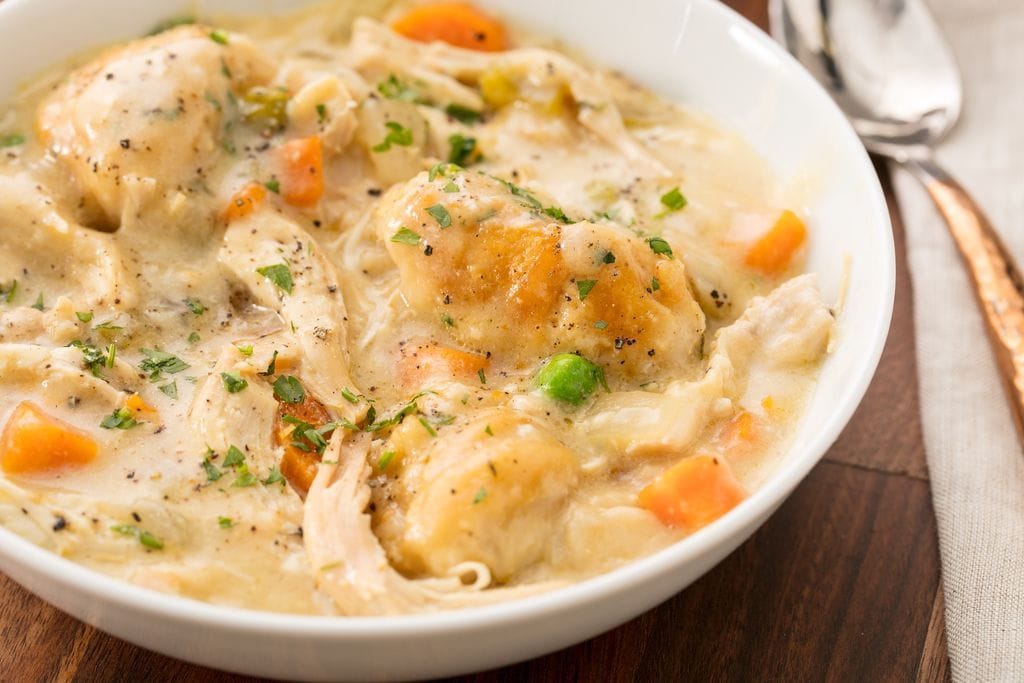 slowcooker chicken and dumplings