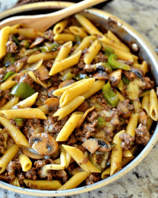 Philly Cheesesteak Pasta: A Delicious Fusion Dish