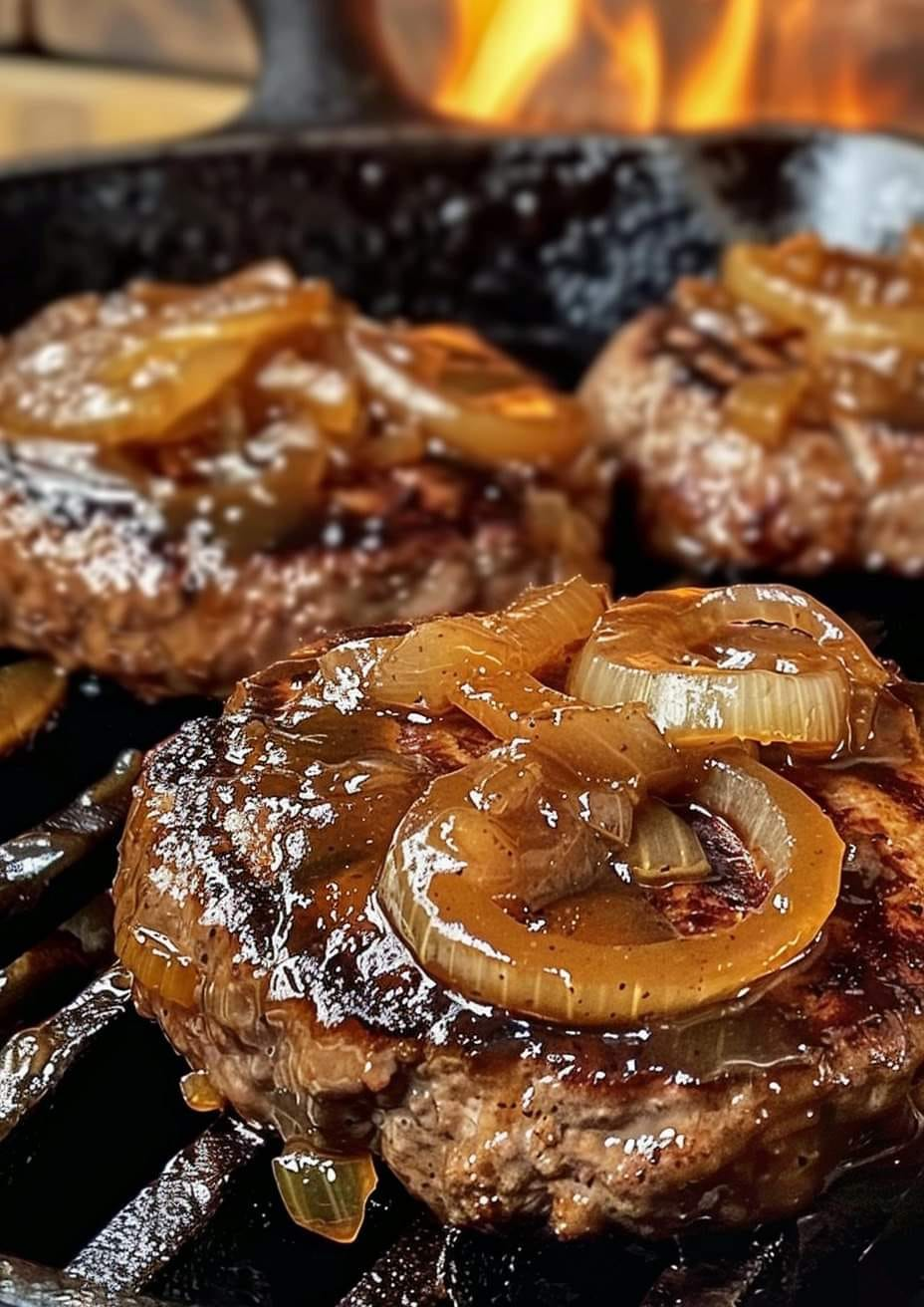 Hamburger Steaks with Onion Gravy