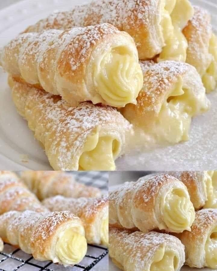 Puff Pastry Horns Recipe