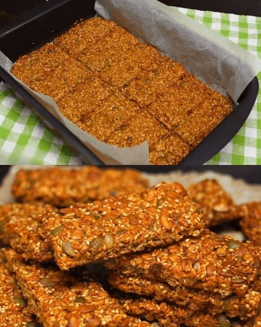 Honey Oatmeal Seed Crackers: Nutty, Sweet, and Perfect for Snacking